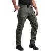 Pantalons de fret tactique pour hommes d&rsquo;équipement CARWornIC Waterpoof Stop léger EDC Military Combat pantalons (Army Green-2)