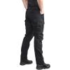 Pantalons de fret tactique pour hommes d&rsquo;équipement CARWornIC Waterpoof Stop léger EDC Military Combat pantalons (Black-2)