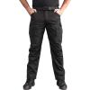 Pantalons de fret tactique pour hommes d&rsquo;équipement CARWornIC Waterpoof Stop léger EDC Military Combat pantalons (Black-2)