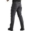 Pantalons de fret tactique pour hommes d&rsquo;équipement CARWornIC Waterpoof Stop léger EDC Military Combat pantalons (Dark Grey)