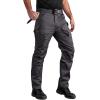 Pantalons de fret tactique pour hommes d&rsquo;équipement CARWornIC Waterpoof Stop léger EDC Military Combat pantalons (Dark Grey)
