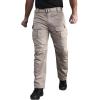 Pantalons de fret tactique pour hommes d&rsquo;équipement CARWornIC Waterpoof Stop léger EDC Military Combat pantalons (Khaki-2)