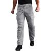 Pantalons de fret tactique pour hommes d&rsquo;équipement CARWornIC Waterpoof Stop léger EDC Military Combat pantalons (Light Grey)