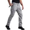 Pantalons de fret tactique pour hommes d&rsquo;équipement CARWornIC Waterpoof Stop léger EDC Military Combat pantalons (Light Grey)