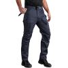 Pantalons de fret tactique pour hommes d&rsquo;équipement CARWornIC Waterpoof Stop léger EDC Military Combat pantalons (Navy Blue)