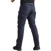 Pantalons de fret tactique pour hommes d&rsquo;équipement CARWornIC Waterpoof Stop léger EDC Military Combat pantalons (Navy Blue)