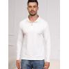 Pull-over à manches longues pour hommes 1/4 de CARWORNIC Slim Fit Stretch Coton Mock Neck Work Golf Shirts (Beige)