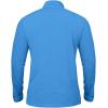 Pull-over à manches longues pour hommes 1/4 de CARWORNIC Slim Fit Stretch Coton Mock Neck Work Golf Shirts(Blue)