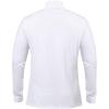 Pull-over à manches longues pour hommes 1/4 de CARWORNIC Slim Fit Stretch Coton Mock Neck Work Golf Shirts(White)
