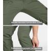 Pantalon tactique léger pour hommes CARWORNIC Ripstop Army Cargo militaire pantalons de randonnée en plein air résistant à l&rsquo;eau Pants(Army Green)