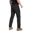 Pantalon tactique léger pour hommes CARWORNIC Ripstop Army Cargo Pants résistant à l&rsquo;eau Randonnée en plein air pantalons(noir)