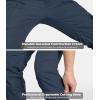 Pantalon tactique léger pour hommes CARWORNIC Ripstop Army Cargo Panteau résistant à l&rsquo;eau Randonnée en plein air pantalons(bleu)
