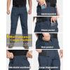 Pantalon tactique léger pour hommes CARWORNIC Ripstop Army Cargo Panteau résistant à l&rsquo;eau Randonnée en plein air pantalons(bleu)