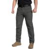 Pantalon tactique léger pour hommes CARWORNIC Ripstop Army Cargo Pants résistant à l&rsquo;eau Randonnée en plein air pantalons (Gris foncé)