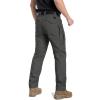 Pantalon tactique léger pour hommes CARWORNIC Ripstop Army Cargo Pants résistant à l&rsquo;eau Randonnée en plein air pantalons (Gris foncé)