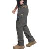 CARWORNIC Men&rsquo;s Stretch Ripstop Work Pants Flex résistant à l&rsquo;eau Pantalon de fret léger EDC opérateur pantalons d&rsquo;utilité tactique (Dark Grey)