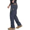 CARWORNIC Men&rsquo;s Stretch Ripstop Work Pants Flex résistant à l&rsquo;eau Pantalon de fret léger EDC opérateur pantalons d&rsquo;utilité tactique (Navy Blue)