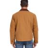 Veste de coton d&rsquo;hiver pour homme rembourrée chaude doublée Cargo Jacket de travail régulier Fit Casual Lapel Trucker Coat (Brown)