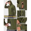 Veste à capuche Fleece de sport tactique militaire chaud pour hommes (Green Army)