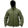 Veste à capuche Fleece de sport tactique militaire chaud pour hommes (Green Army)