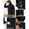 Veste à capuche de sport tactique militaire chaud pour hommes (Noir)