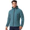 Veste à capuche de sport tactique militaire chaude pour hommes (bleu clair)