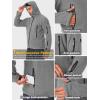 Veste à capuche Fleece de sport tactique militaire chaud pour hommes (gris clair)