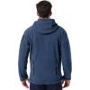 Veste à capuche Fleece de sport tactique militaire chaud pour hommes (Navy Blue)