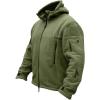 imageReFire Gear Mens Warm Military Tactical Sport Fleece Hoodie JacketArmy Green