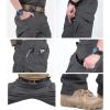 CARWORNIC Équipement de randonnée pour hommes Pantalon tactique Cotton léger à l&rsquo;extérieur des pantalons de combat militaire (Dark Gray)