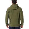 Veste à capuche militaire tactique pour hommes CARWORNIC Chaud Multi-Pockets en manteau à capuchon d&rsquo;extérieur (Green Army)