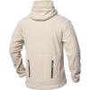 Veste à capuche militaire tactique pour hommes CARWORNIC Chaud Multi-Pockets en manteau à capuchon d&rsquo;extérieur (Beige)