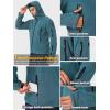 Veste à capuche militaire tactique pour hommes CARWORNIC Chaud Multi-Pockets en manteau à capuchon d&rsquo;extérieur (bleu clair)