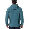 Veste à capuche militaire tactique pour hommes CARWORNIC Chaud Multi-Pockets en manteau à capuchon d&rsquo;extérieur (bleu clair)