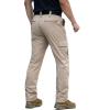 Pantalon de randonnée rapide à sec pour hommes CARWORNIC Léger résistant à l&rsquo;eau Pêcher des pantalons de plein air avec poches zippées