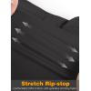 CARWORNIC Men&rsquo;s Stretch Ripstop Tactical Pantalon léger résistant à l&rsquo;eau Flex Work Cargo avec 11 poches (noir)