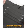 CARWORNIC Men&rsquo;s Stretch Ripstop Tactical Pantalon léger résistant à l&rsquo;eau Flex travail de chargement de randonnée pantalons avec 11 poches (Dark-gray)