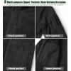 Vestes à capuche tactiques pour hommes CARWORNIC Hiver chaud polaire d&rsquo;hiver en manteau de randonnée extérieure avec poches zippées