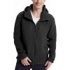 Vestes à capuche tactiques pour hommes CARWORNIC Hiver chaud polaire d&rsquo;hiver en manteau de randonnée extérieure avec poches zippées