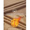 Veste de Cordoue d&rsquo;hiver pour hommes CARWORNIC Manteau de travail en peluche à manches chaudes Casual Sherpa Trucker Coat(Khaki)