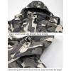 Veste de ski d&rsquo;hiver pour hommes Fleece chaude Imperméable Outdoor Mountain Hiking Windbreaker manteau de pluie à capuche (Camouflage)