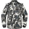 Veste de ski d&rsquo;hiver pour hommes Fleece chaude Imperméable Outdoor Mountain Hiking Windbreaker manteau de pluie à capuche (Camouflage)