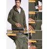 Veste tactique militaire de l&rsquo;Armée de terre spéciale d&rsquo;équipement de ré-incendie Manteau à capuche en coque souple Coat extérieure à capuchon (Army Green)