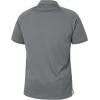 Équipement de remise en feu Hommes Léger Polo tactique Chemises Militaire Randonnée De plein air Sport Golf Manche courte T-shirt (Gris foncé)