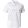 Équipement de remise en feu Hommes Léger Polo tactique Chemises Militaire Randonnée De plein air Sport Golf Manches Courtes T Shirt(Blanc)