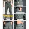 Pantalons tactiques à sec rapide pour hommes Refourner l&rsquo;équipement d&rsquo;été Lightweight Outdoor Hiking Cargo pantalons (Army Green)
