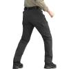 Pantalons tactiques à sec rapide pour hommes ReFire Gear Summer Lightweight Outdoor Hiking Cargo pantalons(Noir)