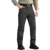 Pantalons tactiques à sec rapide pour hommes ReFire Gear Summer Lightweight Outdoor Hiking Cargo pantalons(Noir)