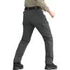 Pantalons tactiques à sec rapide pour hommes ReFire Gear Summer Lightweight Outdoor Hiking Cargo pantalons (Dark Grey)