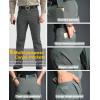Pantalons tactiques à sec rapide pour hommes ReFire Gear Summer Lightweight Outdoor Hiking Cargo pantalons (Dark Grey)